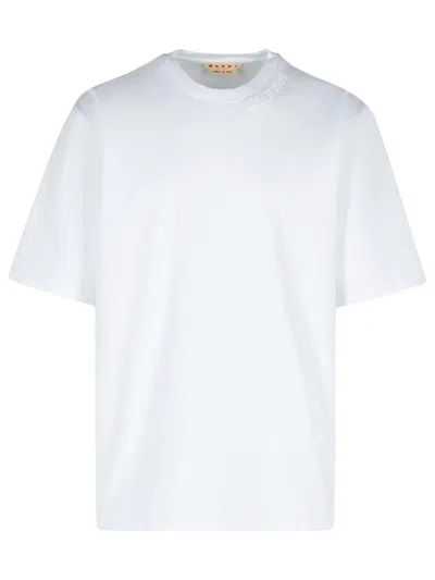 Marni White Cotton T-shirt Men
