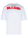 Marni Logo T-shirt In White