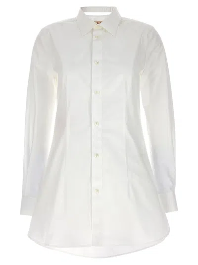 MARNI WHITE CUT-OUT COLLAR SHIRT