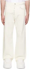 MARNI WHITE EMBROIDERED JEANS