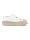 Marni Sneakers Donna Pelle Bianco In White