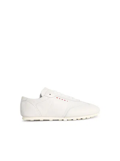 Marni White Lear Sneakers