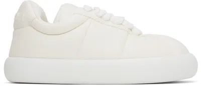 MARNI WHITE LEATHER BIGFOOT 2.0 SNEAKERS