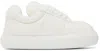 Marni Leather Sneakers In 00w01 Lily White