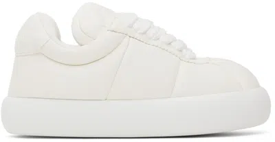 MARNI WHITE LEATHER BIGFOOT 2.0 SNEAKERS
