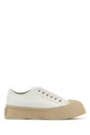 Marni White Leather Pablo Sneakers In White