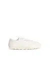 Marni Low-top Sneakers In Leather.round Toelace-up Fasteninglogo Patch At Tonguepanel Constructionchunky S In Multi