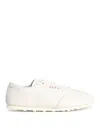 Marni White Leather Sneakers In White