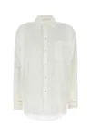Marni Camicia In Lino Bianco Donna
