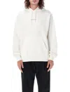 Marni Blue Hoodie With Logo On Chest For Men In White