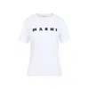 Marni Classic Short-sleeve T-shirt With Scribbled Logo