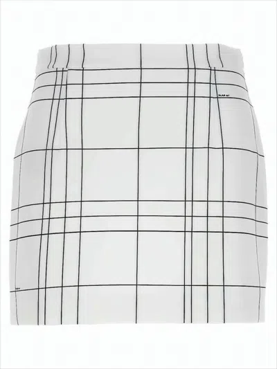 Marni White Mini Skirt