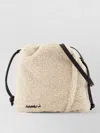 Marni Drawstring Bucket Bag In Neutral