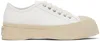 Marni Sneakers Donna Pelle Bianco In 00w01 Lily White