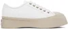Marni Color-block Low-top Sneakers In 00w01 White