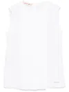 Marni Women Pleat-detail Sleeveless Blouse In White