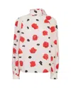 Marni Balloon Top With Long Raglan Sleeves Lily White