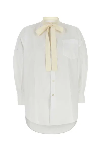 Marni White Poplin Oversize Shirt