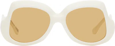 MARNI WHITE QUELYFISH SUNGLASSES