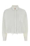 Marni White Relaxed Solid Shirt In White
