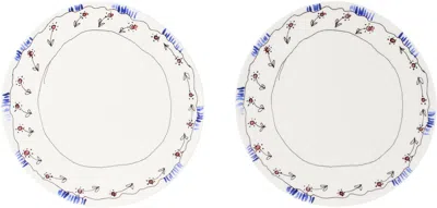 Marni White Serax Edition Dinner Plate Set