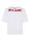 Marni Logo T-shirt In White