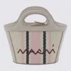 Marni Tropicalia Micro Mini Bag In Silk White/macaroon/blue China