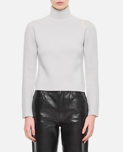 Marni White Turtle Neck Sweater