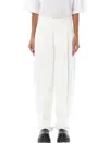 Marni Tailored Cady Trousers For Women In White