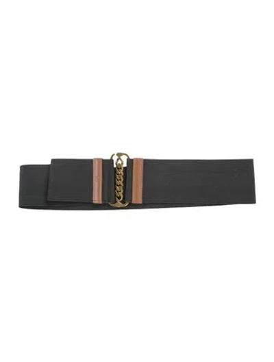 Pre-owned Marni Wide Belt In Black