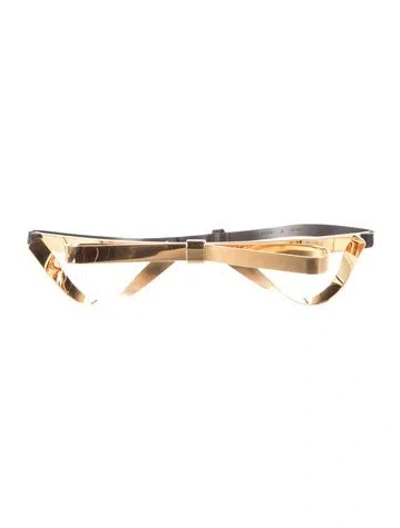 Pre-owned Marni Wide Leather Waist Belt In Black