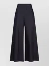 Marni Wide Leg Cotton Jeans With Raw Finish