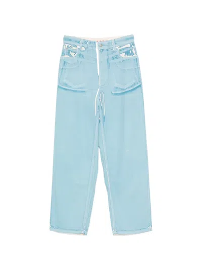 Marni Wide-leg Jeans In Blue