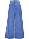 Marni Organic-cotton Wide-leg Jeans In Blue