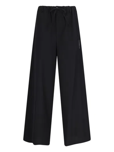 Marni Wide Leg Pants In Black
