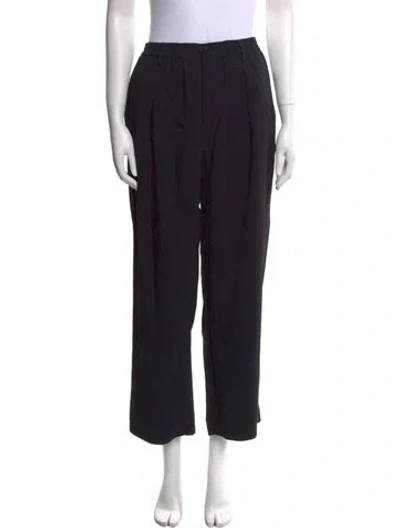 Pre-owned Marni Wide Leg Pants In Black