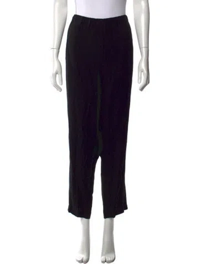 Pre-owned Marni Wide Leg Pants In Black