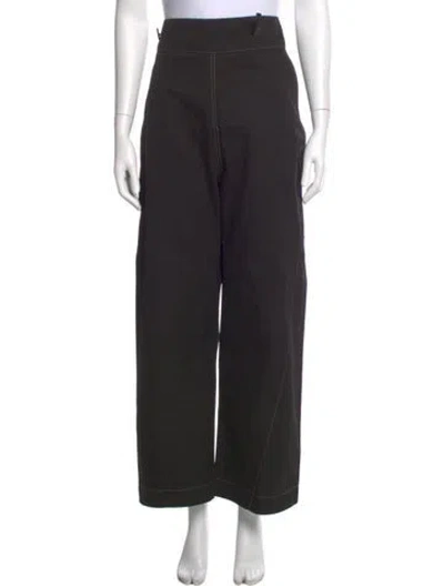 Pre-owned Marni Wide Leg Pants In Black