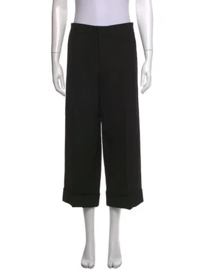 Pre-owned Marni Wide Leg Pants In Black
