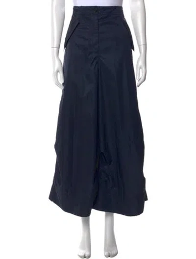 Pre-owned Marni Wide Leg Pants In Blue