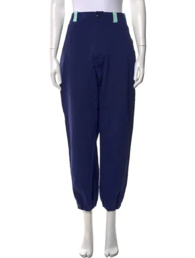 Pre-owned Marni Wide Leg Pants In Blue