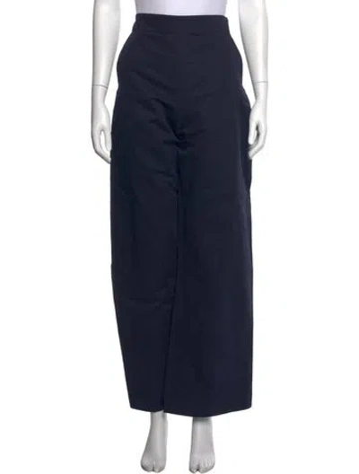 Pre-owned Marni Wide Leg Pants In Blue