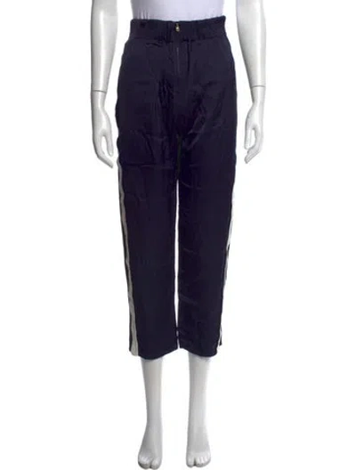 Pre-owned Marni Wide Leg Pants In Blue