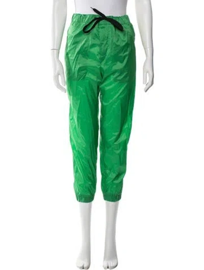 Pre-owned Marni Wide Leg Pants In Green
