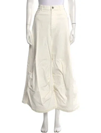 Pre-owned Marni Wide Leg Pants In Neutral