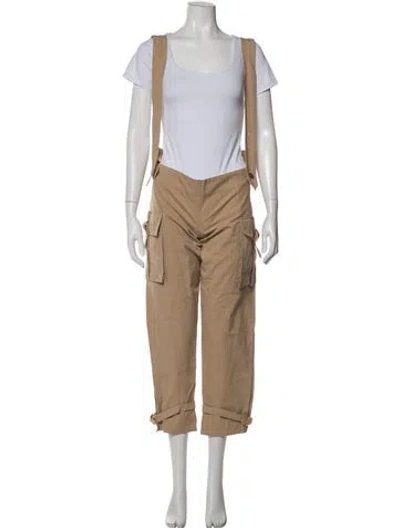 Pre-owned Marni Wide Leg Pants In Neutral