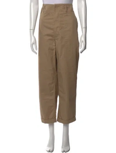 Pre-owned Marni Wide Leg Pants In Neutrals