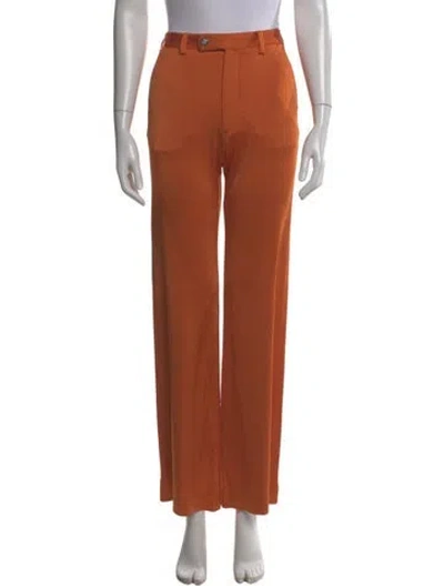 Pre-owned Marni Wide Leg Pants In Orange