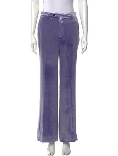 Pre-owned Marni Wide Leg Pants In Purple