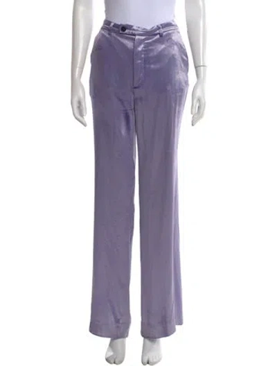 Pre-owned Marni Wide Leg Pants In Purple